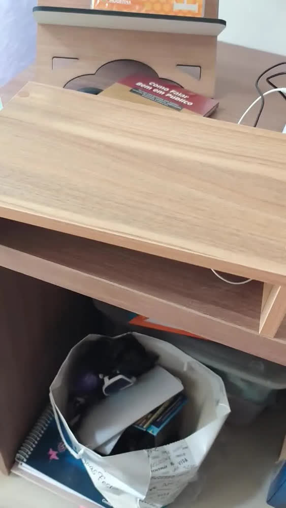 foto de Suporte Monitor Mesa Elevado Home Office Organização