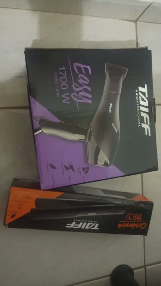 foto de Kit Taiff Secador Easy 1700w + Prancha Cerâmica 180°c