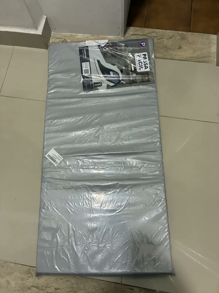 foto de Almofada Térmica Portátil Para Passar Roupas Tábua Compacta Cinza 90cmx46cm