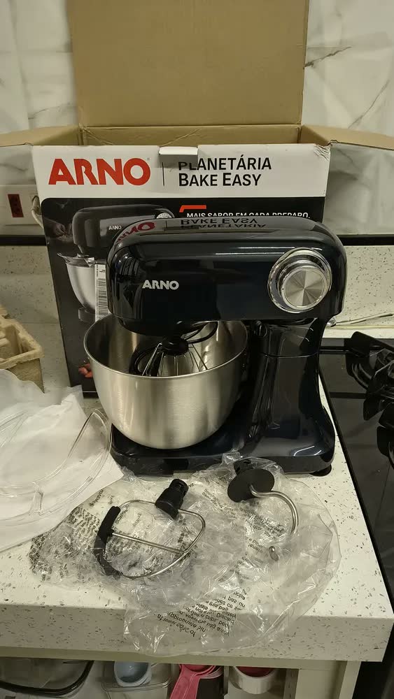 foto de Batedeira Arno Planetária Bake Easy KM14 Marfim 127v