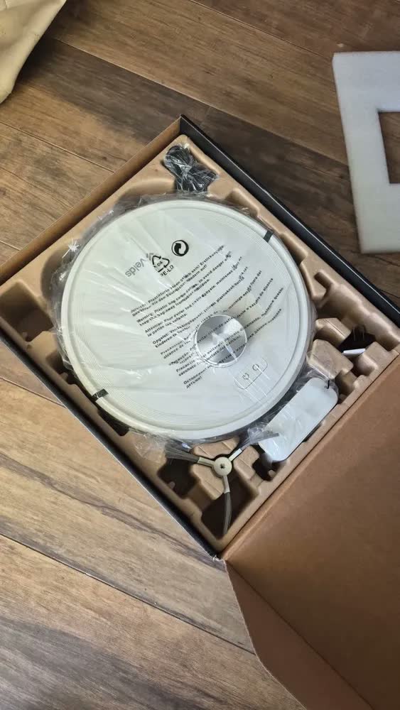 foto de Robô Aspirador de Pó V50 10000Pa, Varre Aspira e Passa Pano Mapeamento Avançado, Velds