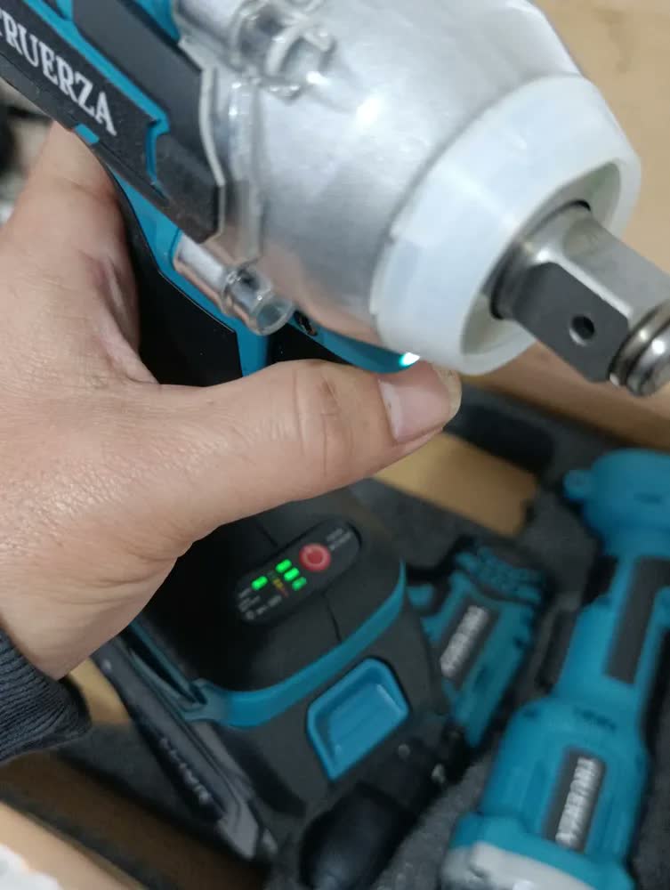 foto de Kit Ferramentas 3 em 1 Truerza: Chave de Impacto, Furadeira e Esmerilhadeira sem Fio 21V