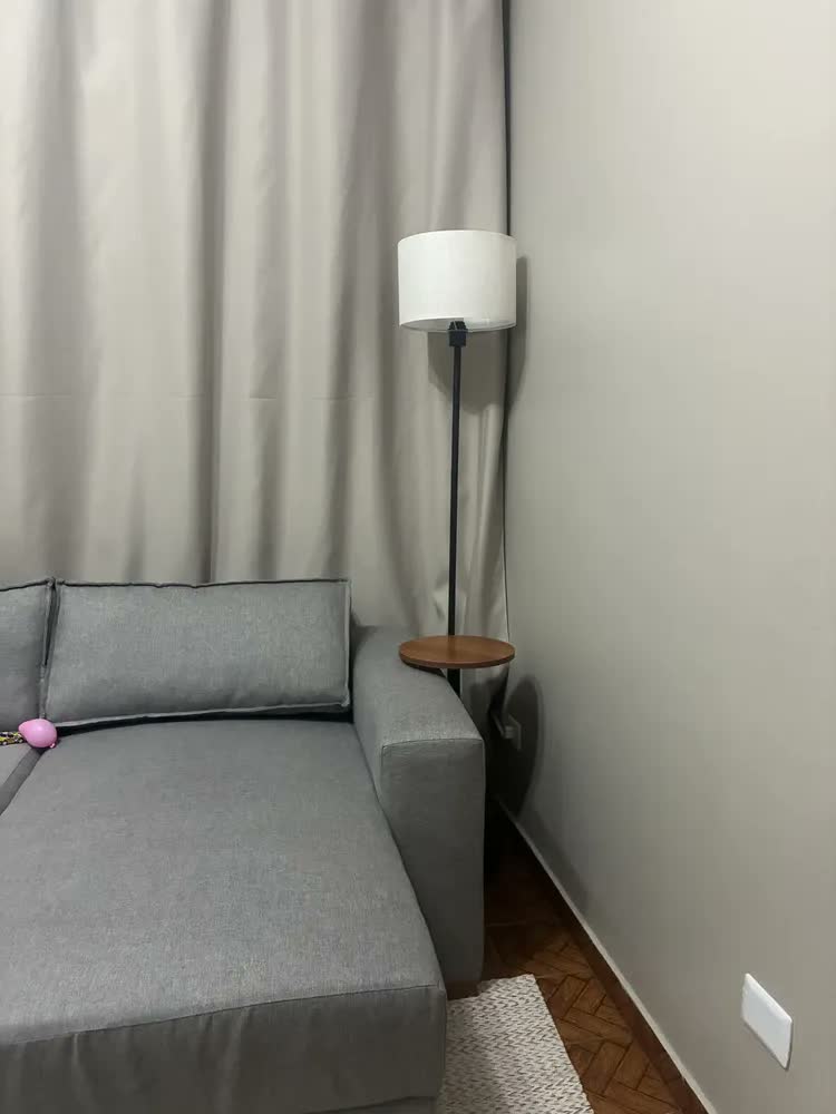 foto de Luminaria de Chao Com Cupula Abajour de Boho Pretaled Led Moderna Com Mesa Madeira Abajur para Sala Quarto