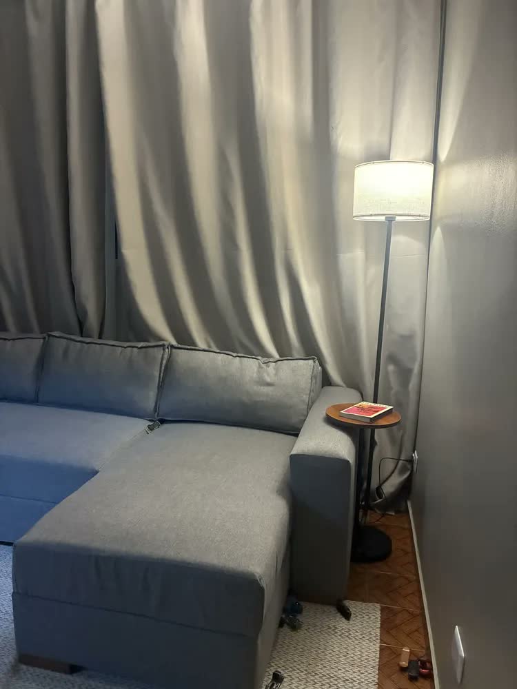 foto de Luminaria de Chao Com Cupula Abajour de Boho Pretaled Led Moderna Com Mesa Madeira Abajur para Sala Quarto