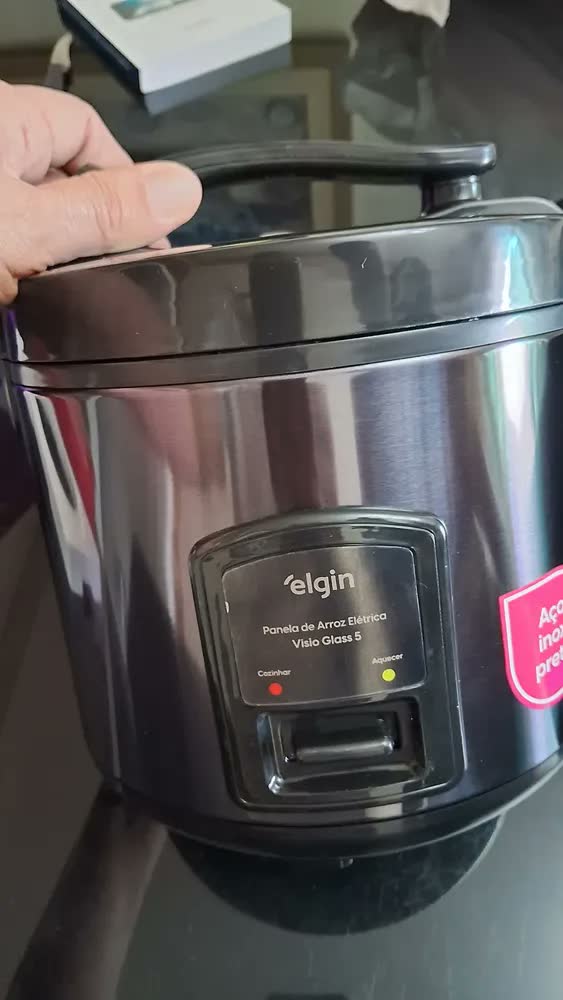 foto de Elgin Visio Glass 5 Cor Preto 60Hz