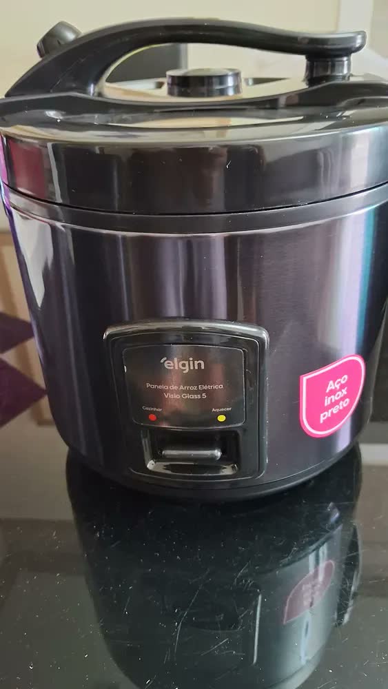 foto de Elgin Visio Glass 5 Cor Preto 60Hz