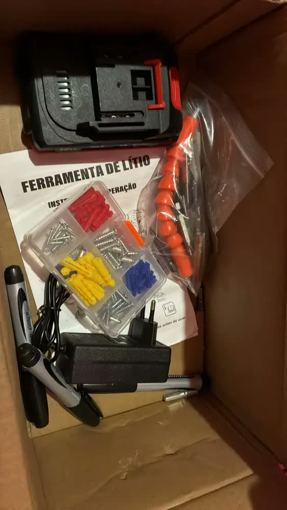 foto de Parafusadeira Furadeira De Impacto Brushless 2 Baterias