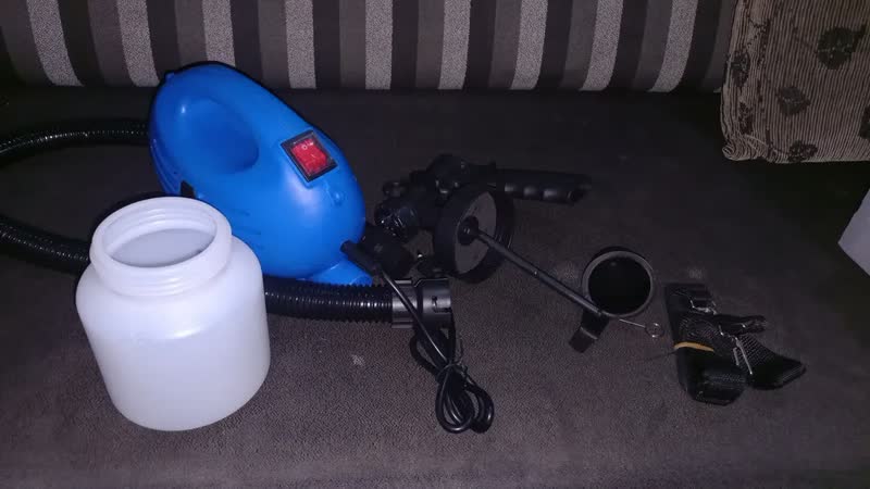 foto de Pistola pintura pulverizadora elétrica 650w 800ml azul