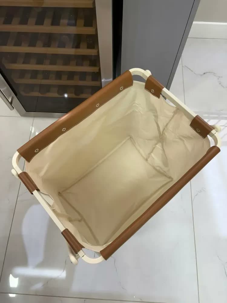 foto de Cesto Organizador Oenon Dobrável Grande para Lavanderia e Banheiro