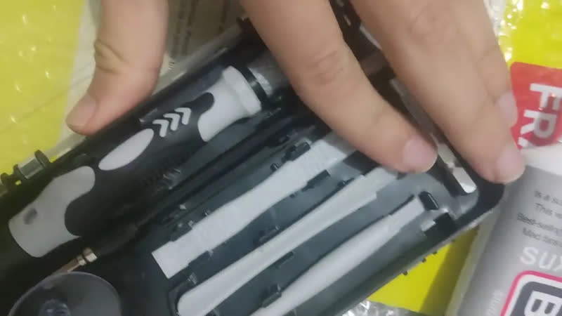 foto de Kit Chave Precisão BLACK RAIPE 115 Em 1 Magnética Torx Phillips Completo Cor Cinza