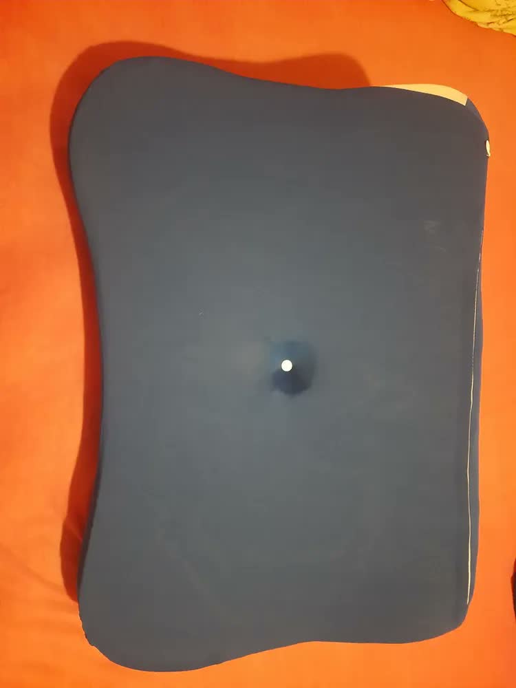 foto de Travesseiro Cervical Ortopédico Ergonômico Viscoelástico Cinza