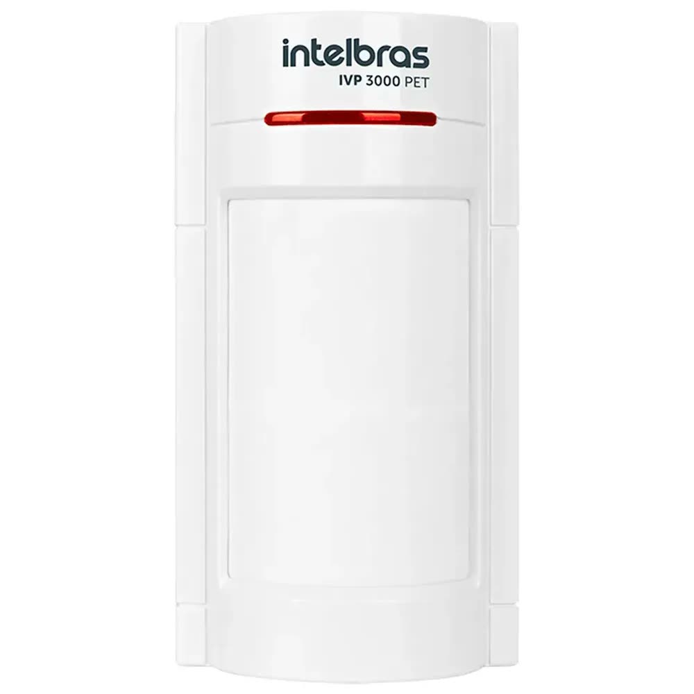 SENSOR DE PRESENÇA IVP 3000 PET PASSIVO DETECÇÃO DE MOVIMENTO DUPLA INTELBRAS SCREEN VISION