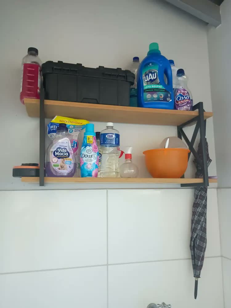 foto de Prateleira Estilo Industrial Moderna Rústica 70cm