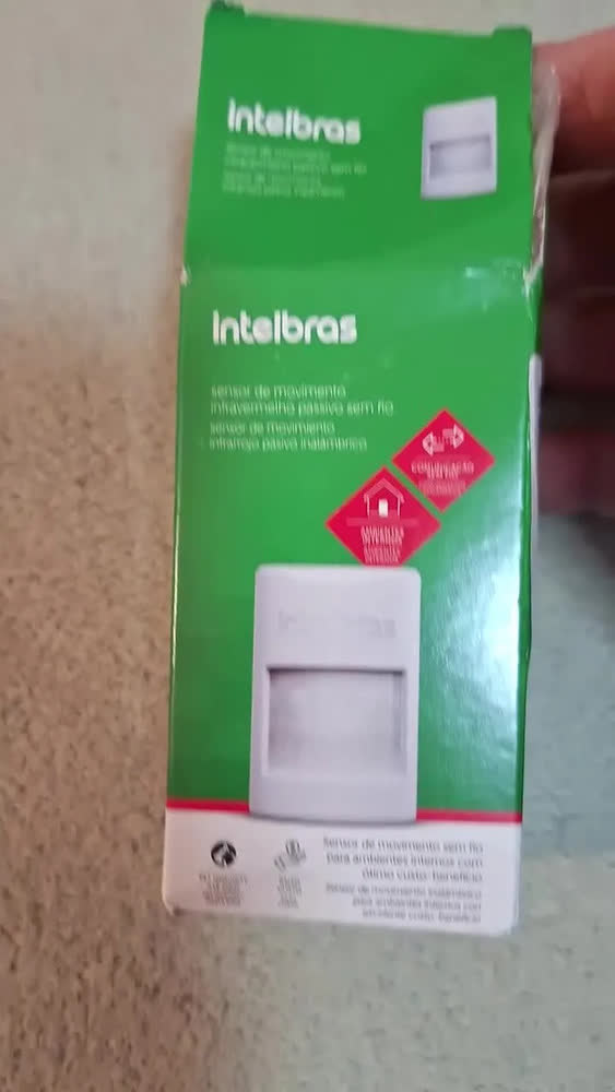 foto de SENSOR MOVIMENTO PASSIVO INFRAVERMELHO SEM FIO IVP 1000 PET IMMUNITY INTELBRAS SCREEN VISION