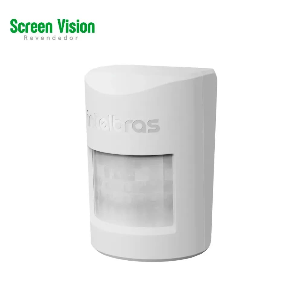 SENSOR MOVIMENTO PASSIVO INFRAVERMELHO SEM FIO IVP 1000 PET IMMUNITY INTELBRAS SCREEN VISION