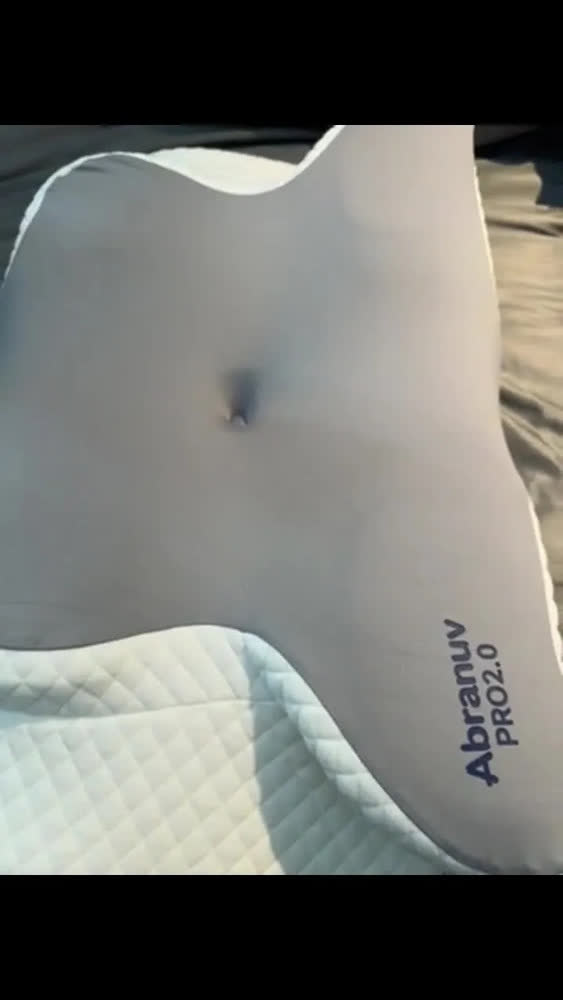 foto de Travesseiro Cervical Ergonômico em Espuma Viscoelástica para Dormir S-5431 VT Abranuv