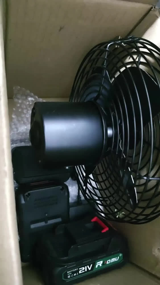 foto de Ventilador De Mesa + Luz Led Portáteis Inclui Duas Baterias