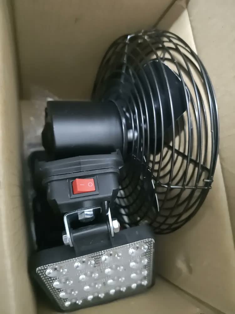 foto de Ventilador De Mesa + Luz Led Portáteis Inclui Duas Baterias