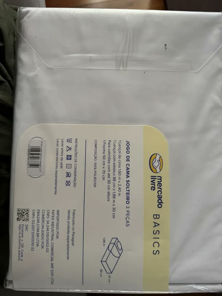foto de Jogo De Lençol Microfibra 4 Peças 200 Fios Queen - Meli Basics