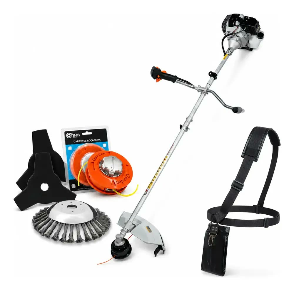 foto de Roçadeira Profissional Gasolina TBC Toyama 52cc Cilindradas Profissional com Acessórios