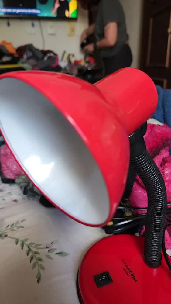 foto de Abajur de Mesa Preto LED Bivolt Luminária de Cabeceira Moderna Decorativa para Quarto Sala Escritório Luz de Leitura