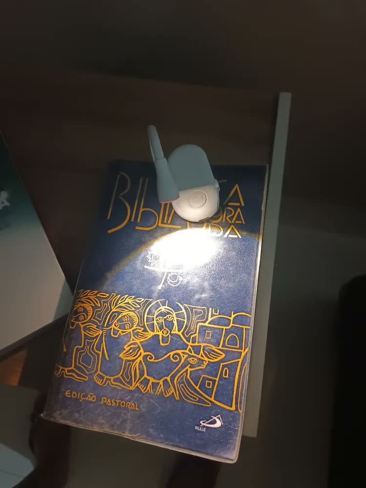 foto de Luminaria LED Para Leitura Recarregavel USB Clip Sem Fio Lampada LED Luz De LED Recarregavel Bateria Duravel Branco Frio Luminarias De Mesa