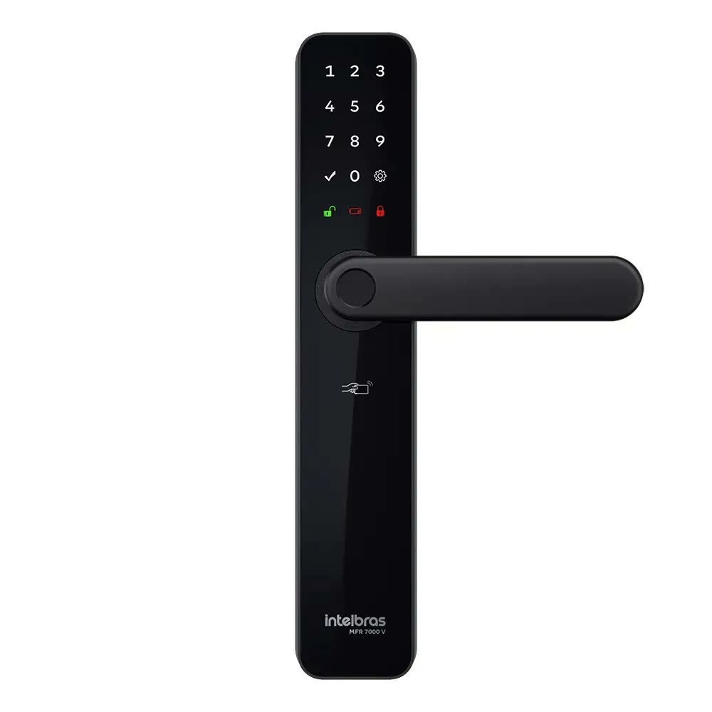 Fechadura Inteligente de Embutir com Maçaneta MFR 7000 V Intelbras