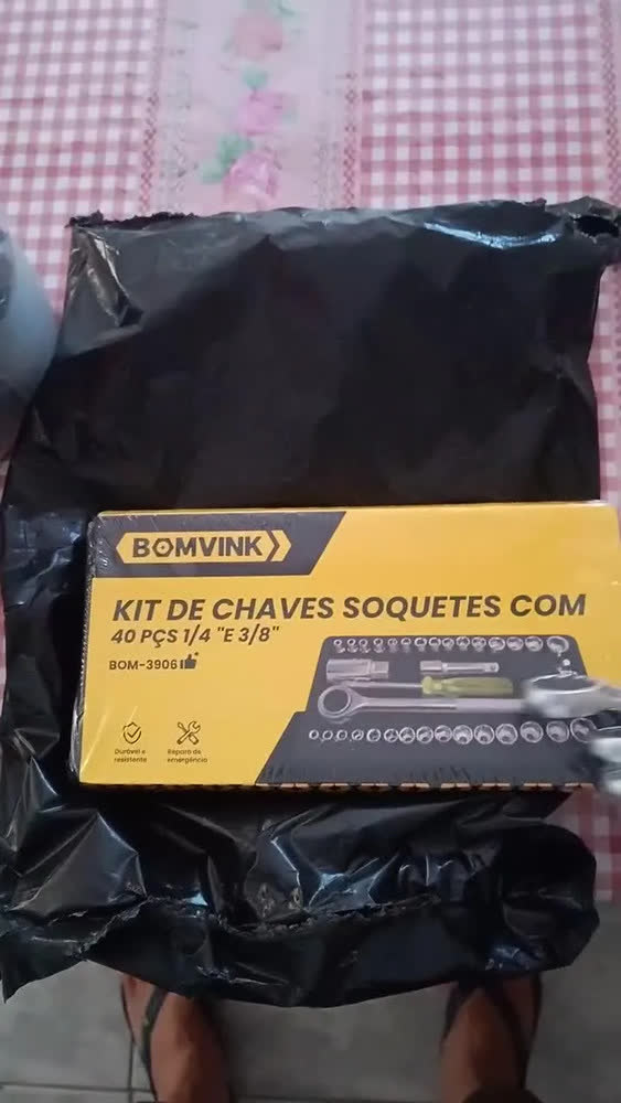foto de Maleta Estojo Kit Caixa Jogo Ferramentas Completa 58 Peças DEVILPREX
