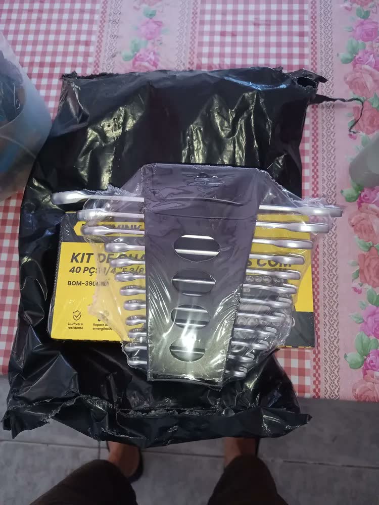 foto de Maleta Estojo Kit Caixa Jogo Ferramentas Completa 58 Peças DEVILPREX