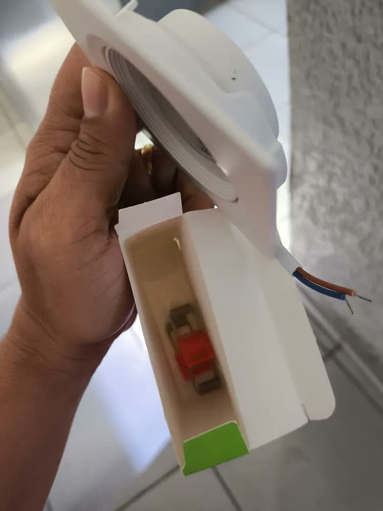 foto de Kit 10 Spots LED de Embutir Quadrados NOHARA 7W para Teto de Gesso, Luz Branca Fria