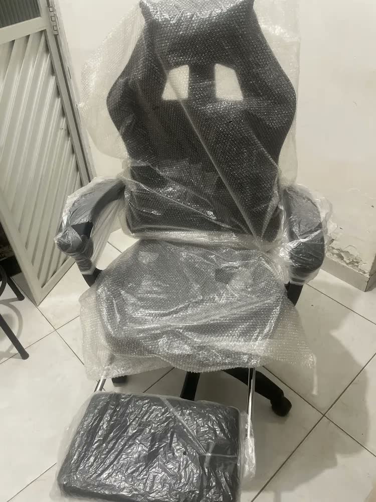foto de Cadeira Gamer HighLoad Start 2.0 Escritório Ergonômica Reclinável Apoio Lombar Cervical Descanso Para Os Pés Ajustável Escritório Home Office Preta