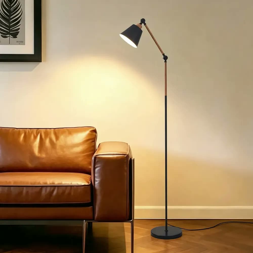 Luminária De Chão Moderna, Abajur De Chão Articulada 360°,110-265V Bivolt Decoração Iluminação Perfeita, abajur sala Ajuste De Cor, Para, Cabeceira, Quarto E Escritório, Tieesa