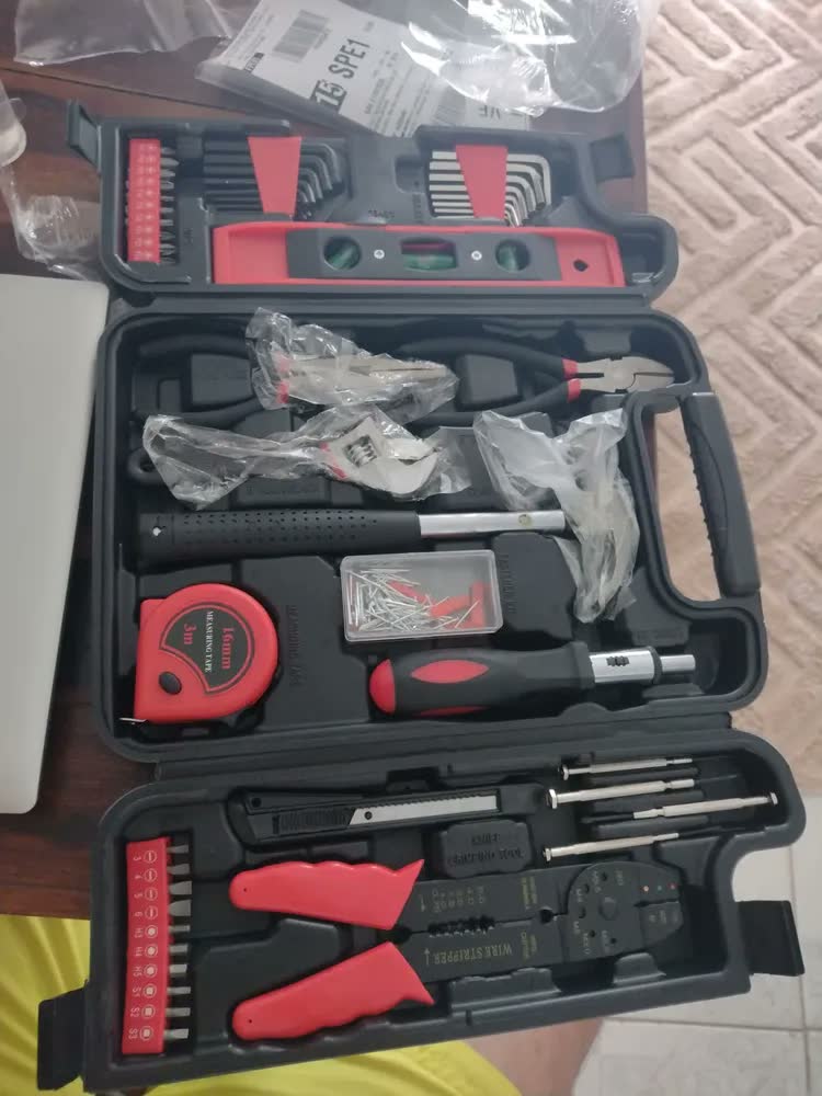foto de Kit Jogo De Ferramentas Completa Com 129 Peças