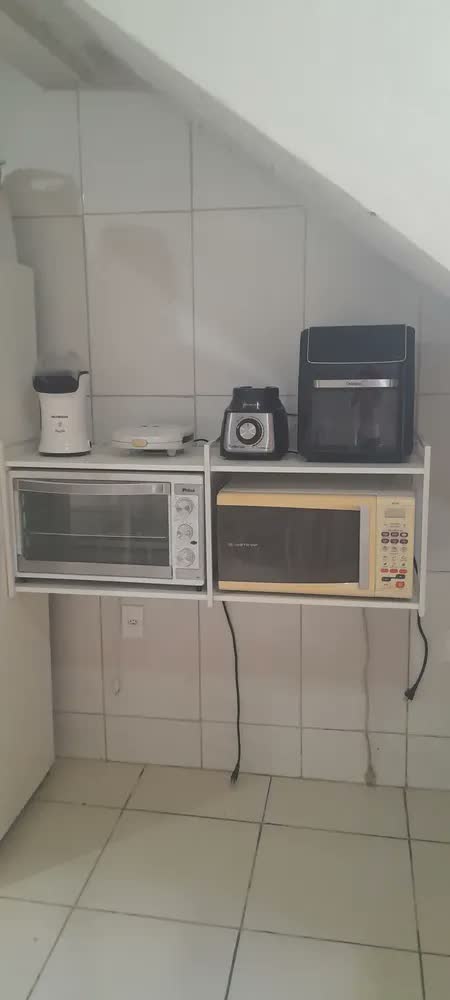 foto de Prateleira Industrial Dupla Bimove Suporte Metal 150x40cm Preto