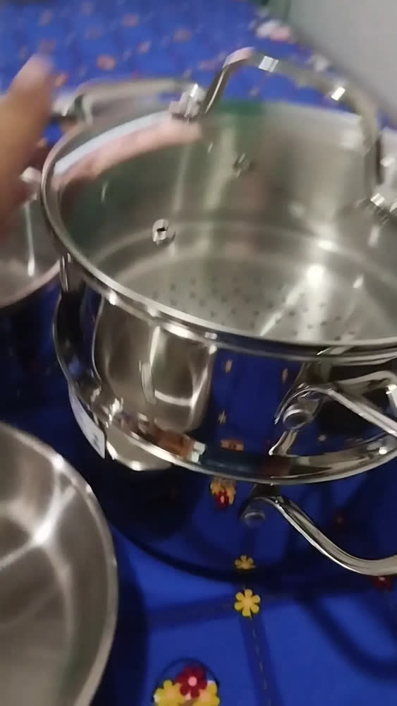 foto de Jogo De Panelas Brinox 5 Peças Inox City