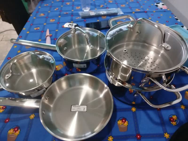 foto de Jogo De Panelas Brinox 5 Peças Inox City