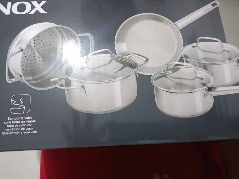 foto de Jogo De Panelas Brinox 5 Peças Inox City