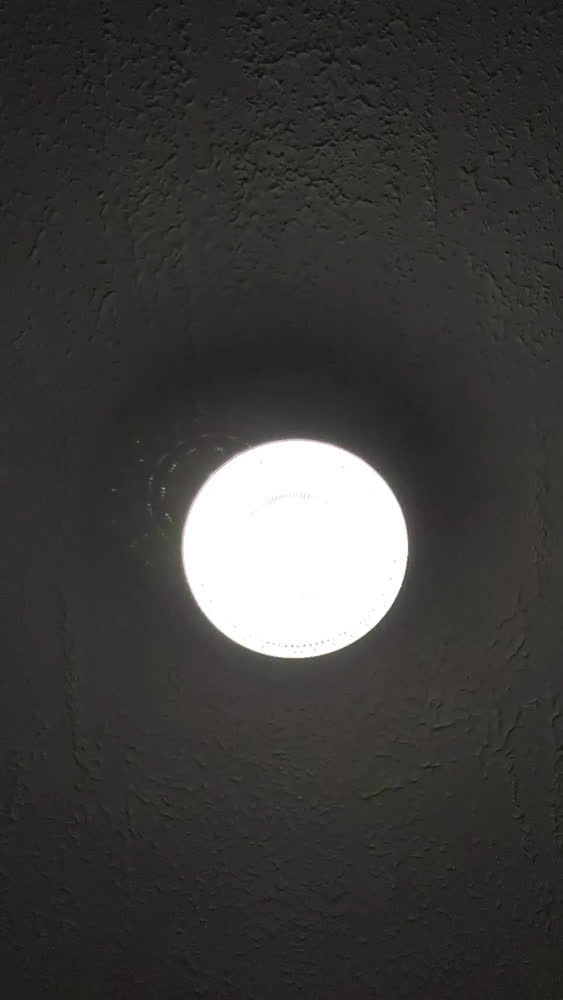 foto de Ventilador De Teto Retrátil 2 Em 1 Led Soquete E27 120w 20 Cm Branco Transparente Plástico 3