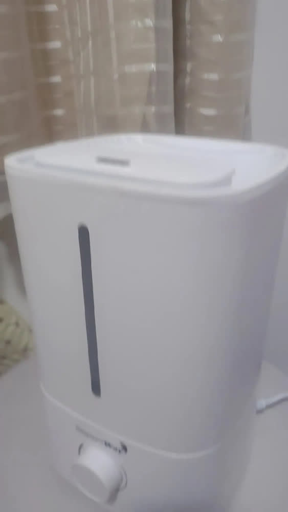 foto de Umidificador De Ar Bivolt 5l Para Quarto Sala E Escritório Branco