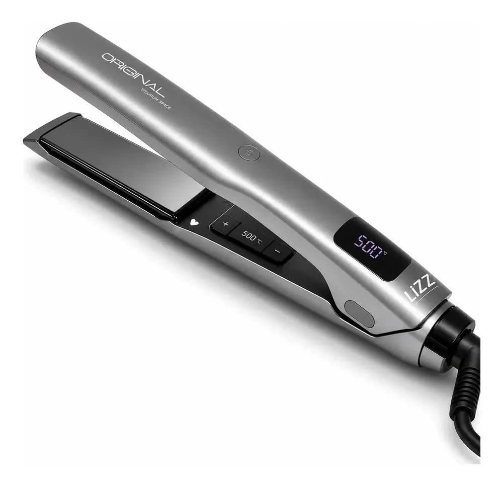 Prancha Chapinha Lizz Original Extreme 500°f Profissional Cinza