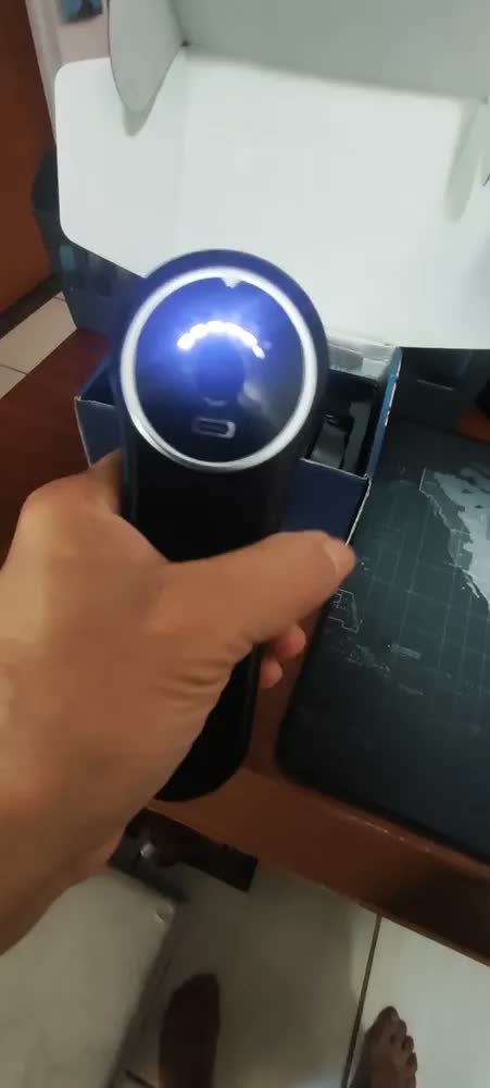 foto de Massageador Elétrico Portátil Orbit Touch Relaxmedic Preto