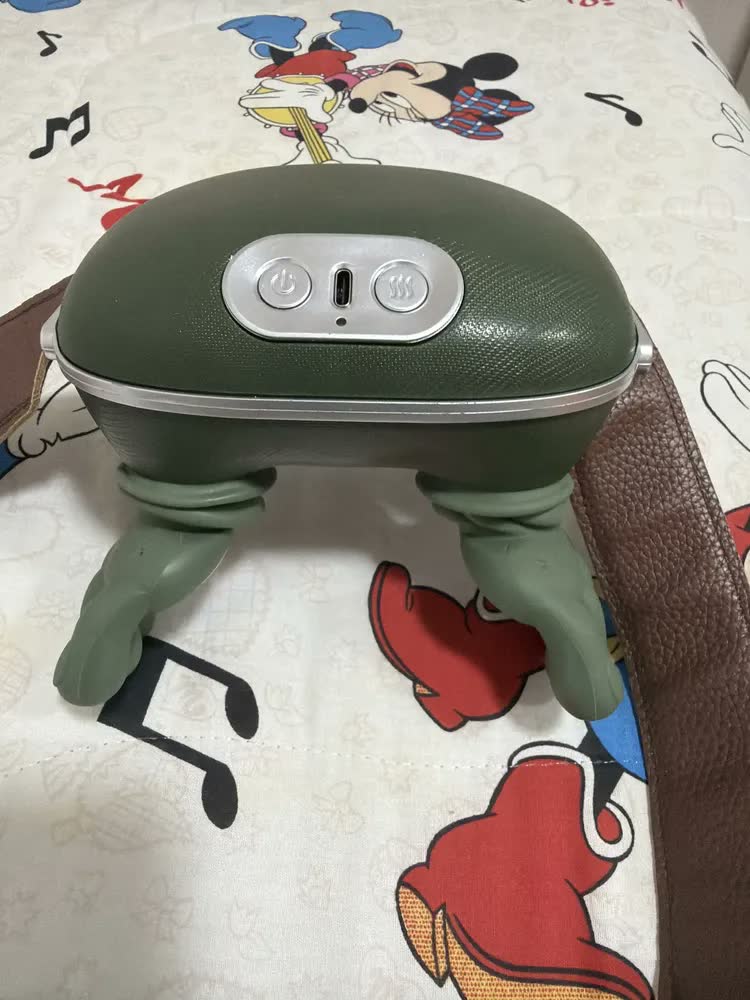 foto de Massageador Pescoço Ombro Recarregável Maozinha Pescoço Verde