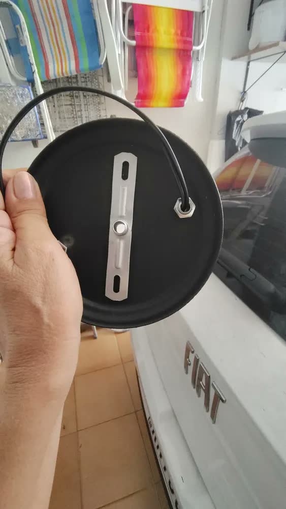 foto de Luminária Teto Spot Duplo Sobrepor Alumìnio Preto TelhaLed Articulável Industrial Bocal E27 Bivolt