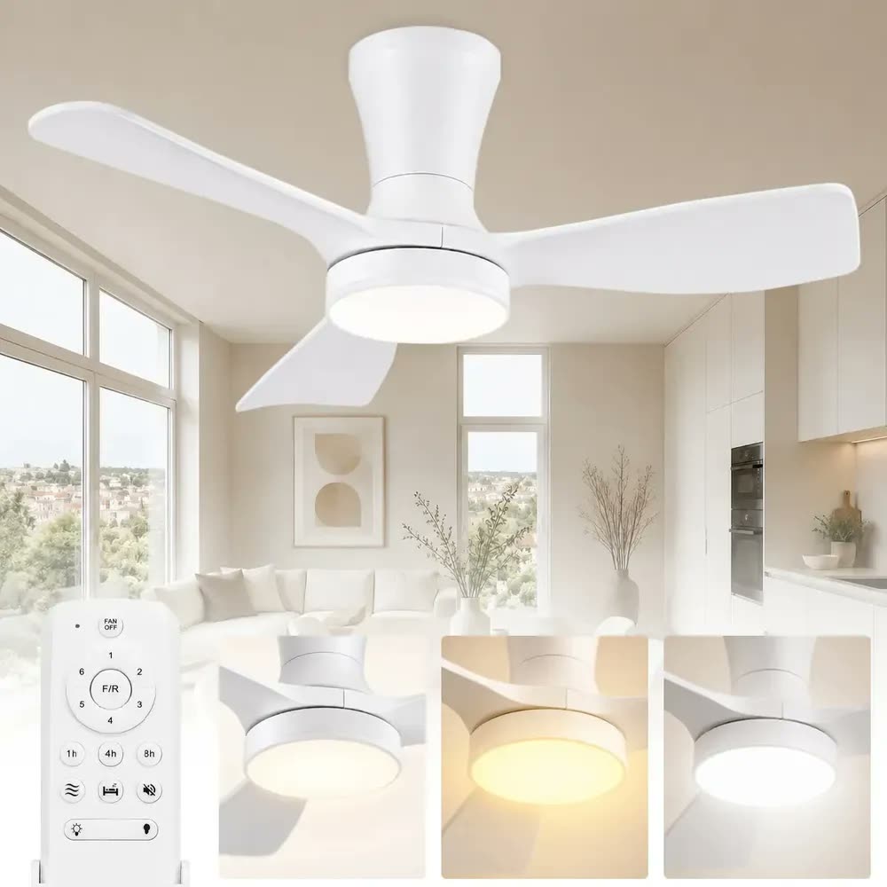 Ventilador de Teto Moderno 36