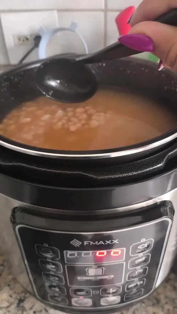 foto de Panela De Pressão Elétrica Digital 6l, Fmaxx, Inox 1000w