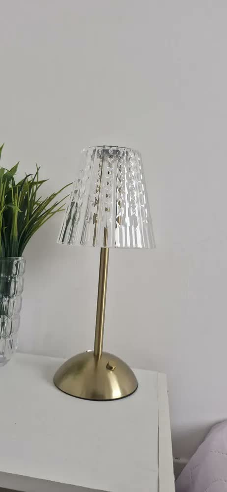 foto de Abajur de Mesa Led Luz Leitura Sem Fio Usb Moderna Touch Decorativa para Sala Quarto Cabeceira