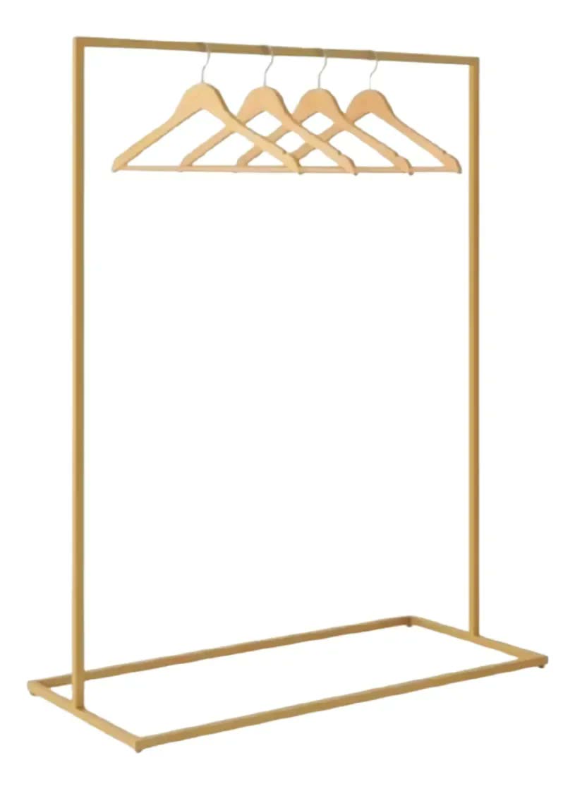 Arara De Roupas Industrial Closet Lojas Cabideiro Dourado