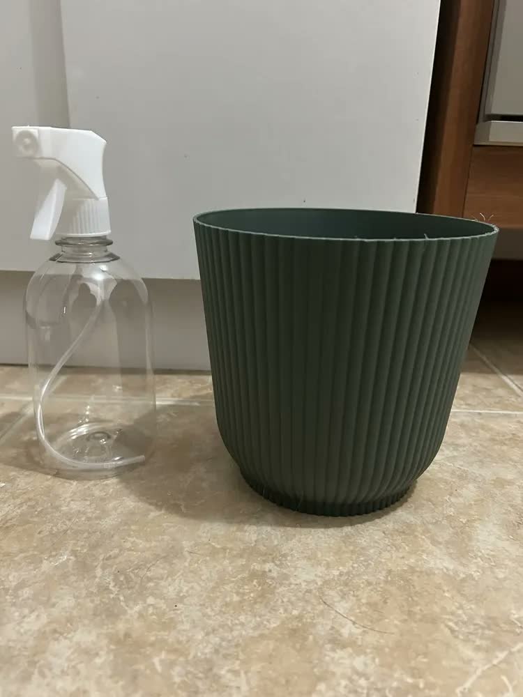 foto de Kit 5 Vasos De Orquídea Grande Cachepot De Plantas E Flores Cor Cinza