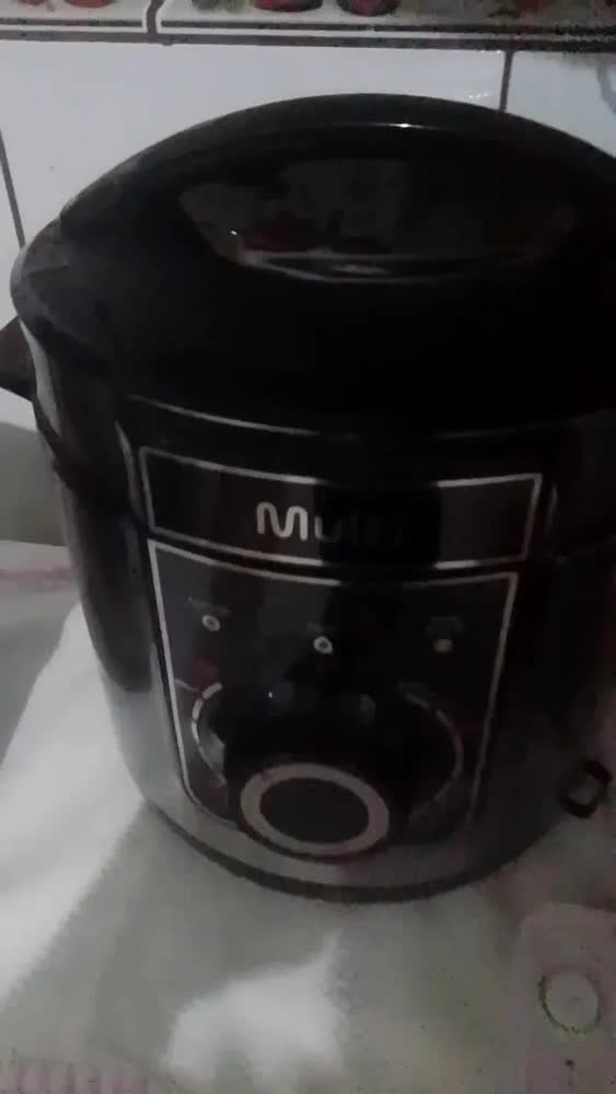 foto de Panela de Pressão Elétrica Mecânica 11 Funções 6L 1000W GO50 Multilaser