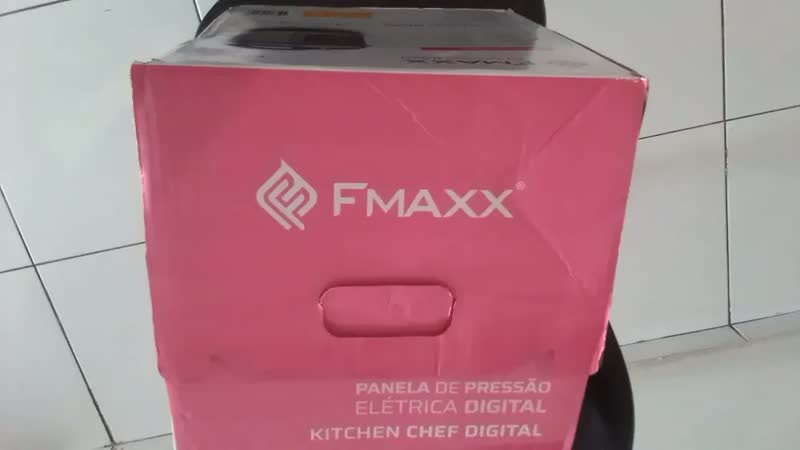 foto de Panela De Pressão Elétrica Digital 6l, Fmaxx, Inox 1000w Cinza 60hz